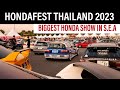 Hondafest thailand 2023  over 700 cars in attendance hfth23