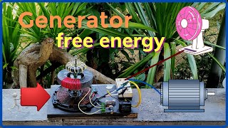 How To Make A Free Energy Generator 3000W | Generator For Home | Electronic Ideas