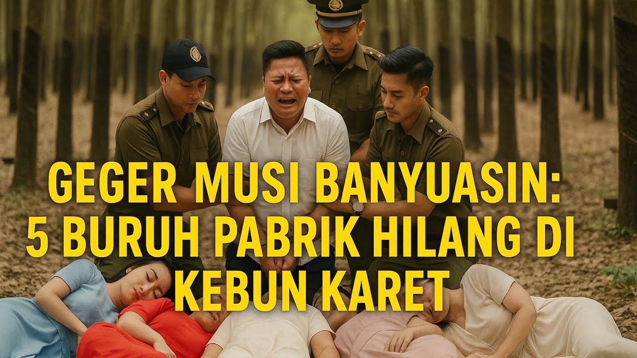 Geger Musi Banyuasin: 5 Buruh Pabrik Hilang di Kebun Karet