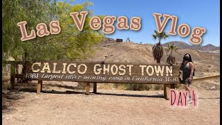 Calico Ghost Town, Black Bean Noodle, Last Day | Las Vegas Vlog Day 4