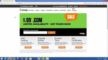 GoDaddy 99 cent domain