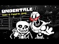 Undertale sans and papyrus  to the bone  animated sprite music jt music