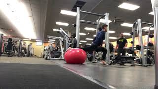 Bulgarian Split Squat on Stability Ball