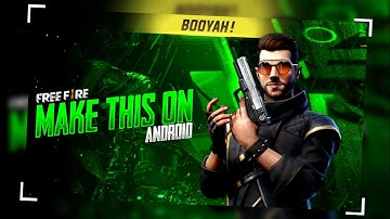 how to make free fire thumbnail on android | how to make gaming thumbnail | pstouch