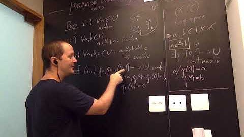 Pathwise connected sets