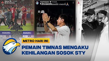 Ucapan Terima Kasih Pemain Timnas untuk Coach Shin Tae-yong - [Metro Hari Ini]