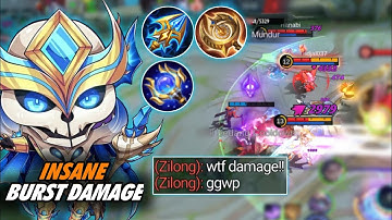 MANIAC!! ZHASK INSANE MONSTER KILL!! TOP GLOBAL ZHASK BEST BUILD 2022 | MOBILE LEGENDS