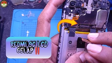 REDMI 9C LCD GELAP AKIBAT KENA AIR, SOLUSI JUMPER JALUR LEDNYA‼️