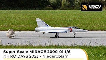 Super-Scale MIRAGE 2000-01 1/6 | NITRODAYS 2023 | JetCat P180 | Robert Sedlmeier