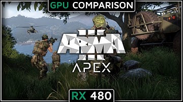 RX 480 | FX-8320 Arma 3: Apex (GPU Comparison) (GTX 960 vs RX 480) (1080p60FPS)