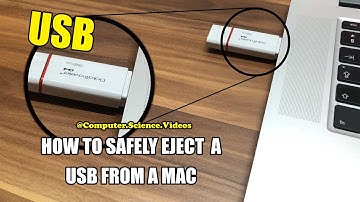 How to SAFELY Eject a USB from a Mac - Basic Tutorial | New (2023)