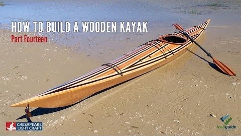 How to Build a Wooden Kayak - Applying the Fibreglass & Epoxy