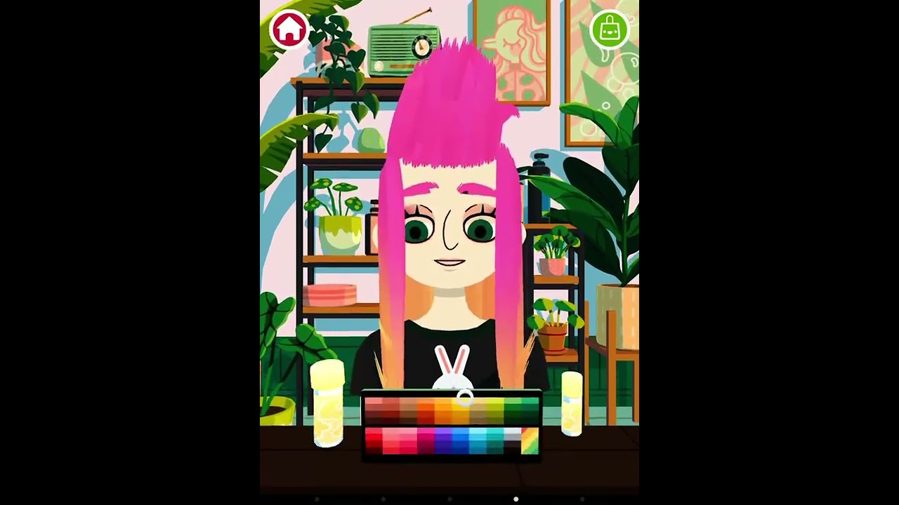 Nerd to popular girl transformation! ll Toca Boca ll Hair Salon 4 ll