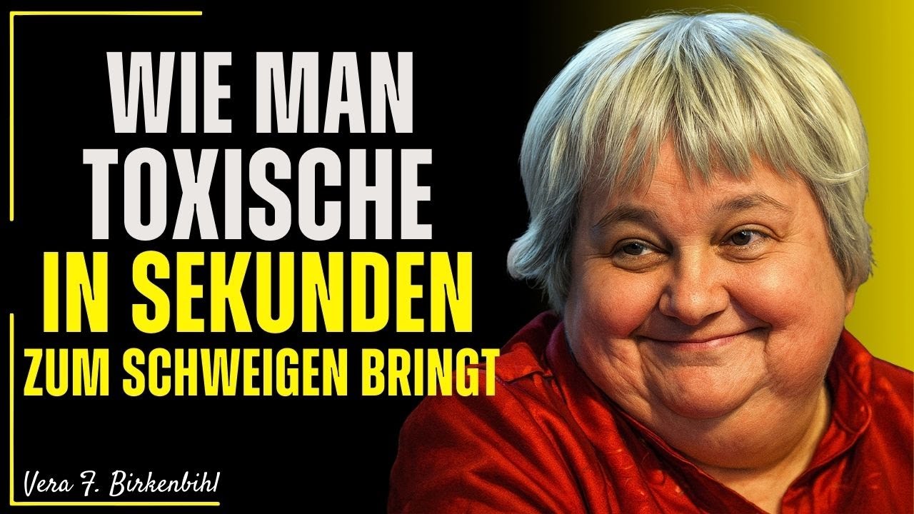 3 intelligente Antworten, die jeden toxischen Menschen zum Schweigen bringen | Vera F. Birkenbihl