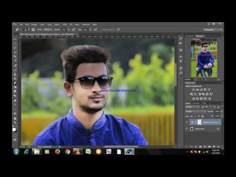 how to blur background in photoshop CC Bangla Tutorial