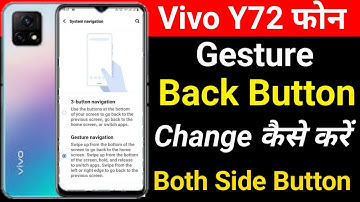 Vivo Y72 Both Side Gesture Back Button | Both Side Gesture Back Button Vivo Y72