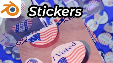 Shrinkwrap Sticker Effect with Blender Geometry Nodes