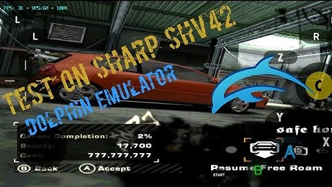 NFS Most Wanted Nintendo GameCube || Dolphin Emulator Sharp SHV42