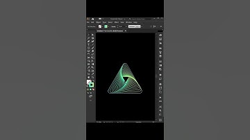 Create a Spiral Triangle in Illustrator | Beginner Tutorial #shorts #illustrator #graphicdesign