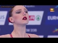 Svetlana Kolesnichenko (RUS) Solo Technical Final Glasgow European Championships 2018