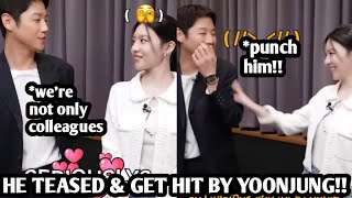 GO YOON JUNG BLUSHES WHEN JUNG JOON WON TEASES HER ABOUT THEIR RELATIONSHIP, HE EVEN GOT 'LOVE HIT'!