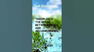"Self-Discipline: The Key to Success in Life!" #quotes #motivation #motivationalquotes