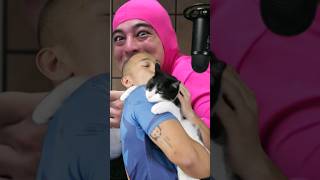 I shave my cat ??‍?? bitesizedbryan ASMR  bald shave anime cosplay shorts