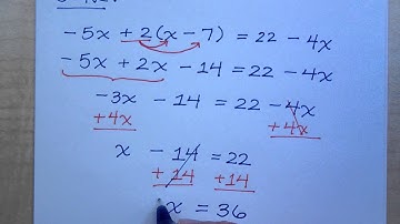 Prealgebra - Part 40 (Solving Equations Using Both Properties)