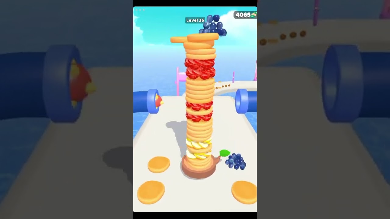 Pancake Run Level 36 🥞 - Gameplay - CaroGamesNL