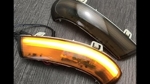 Dynamic LED turn signal install on golf 5 mk5