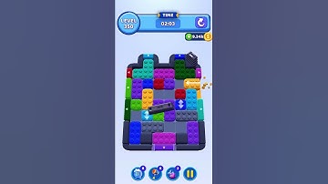 Color Block Jam Level 350 Solution Walkthrough#colorblockjam #gaming #games #colorblockjamgame #game