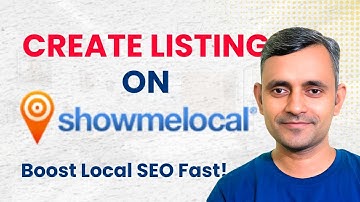 How to Create ShowMeLocal Citation for Local SEO | Boost Google Map Ranking! Guddu Kumar