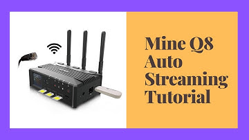 Your 4G Live Streaming Encoder: Mine Q8~ Tutorial 11 Auto Streaming Setting