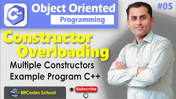 Constructor Overloading in C++ | Part 05 | OOP Tutorial for Beginners | BitCodes School