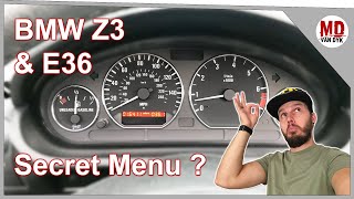 🚨 Secret BMW Menu For Your BMW Z3 & other E36