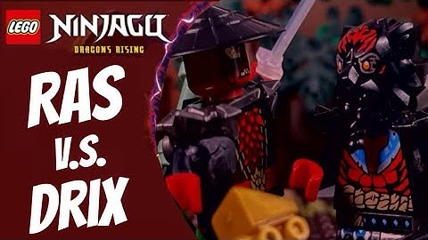Ras VS Drix | Ninjago Dragons Rising Season 3 Stop Motion Recreation