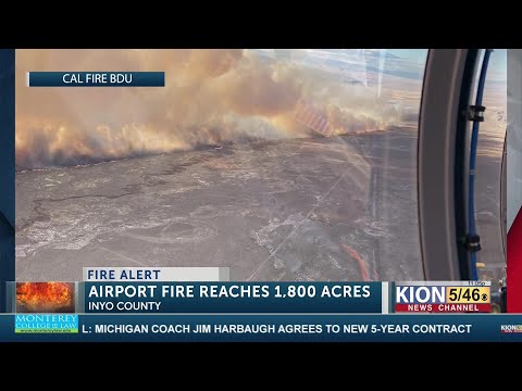 Fire in Inyo