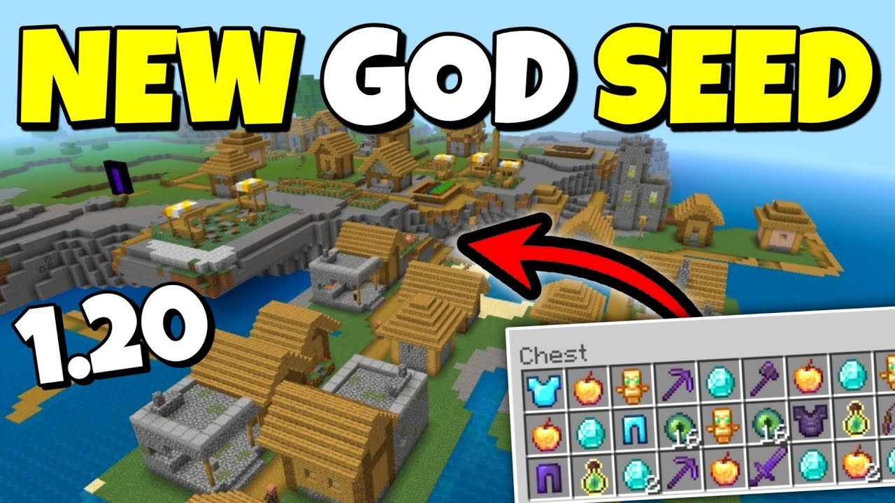 [ NEW GOD SEED ] in Minecraft 1.20 Bedrock & Pocket Edition | Minecraft ...