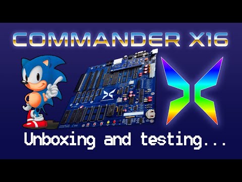 Commander X16 unboxing