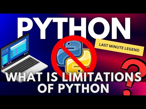 Limitations of Python | Disadvantages of Python in Hindi - YouTube