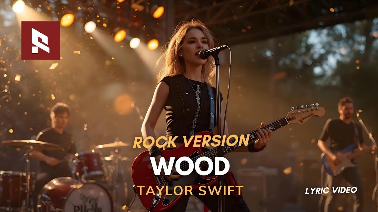 Taylor Swift Wood Rock Version Lyric Video