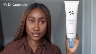 Dr Ceuracle Hyal Reyouth Moist Sun Review on Dark Skin