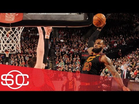 LeBron James' epic poster of Jusuf Nurkic is the No. 1 NBA play of the week | SportsCenter | ESPN