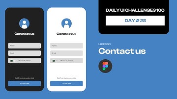Daily ui challenge | Day 028 | Conatact us
