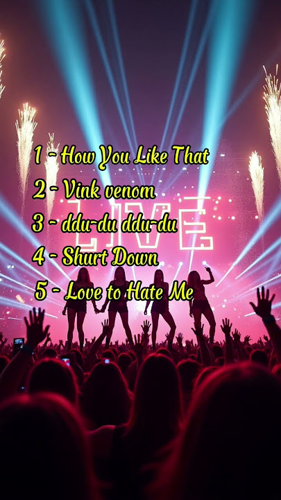 5 most popular black vink songs #song #blackpink #live