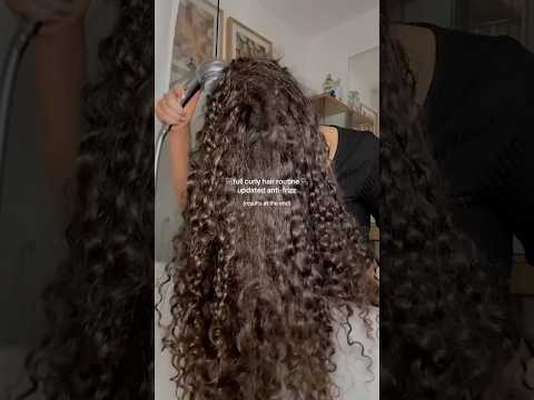 Satisfying ASMR Hair Washing | Long Natural Curly Hair (2A–3B Wash Routine)