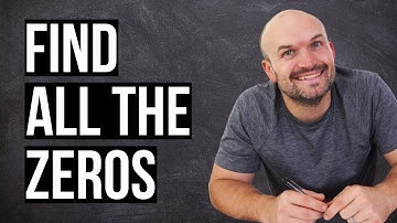 How to Find all the Zeros   Pre Calculus