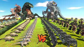 EVOLUTION of GODZILLA Size Comparison VS Mechagodzilla + King Ghidorah - ARBS