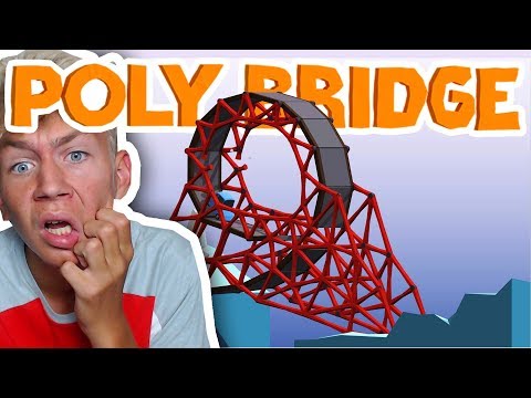 DE MEEST ABSURDE BRUG BOUWEN! - POLY BRIDGE