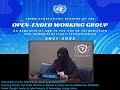 The 1st ever women in cyber group intervention united nations oewgwicsme by dr reem alshammariny